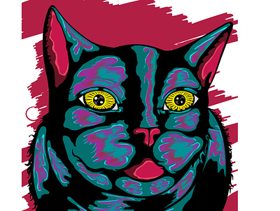 volovan animal design cat design illustration illustrator logo logodesign vector