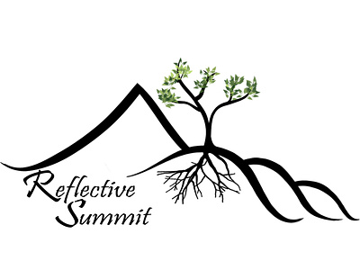 reflective summit logo brand design brand development branding and identity design logo logo design