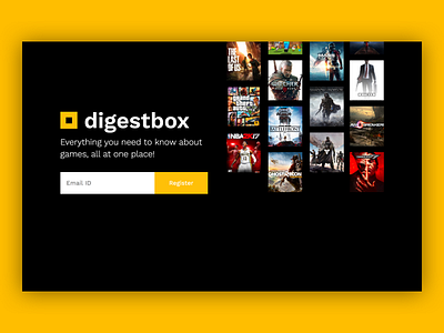 Coming Soon - Digestbox.com games sideproject