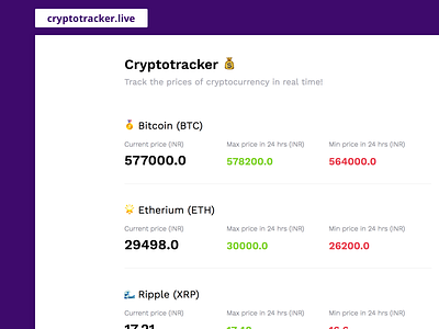 Cryptotracker