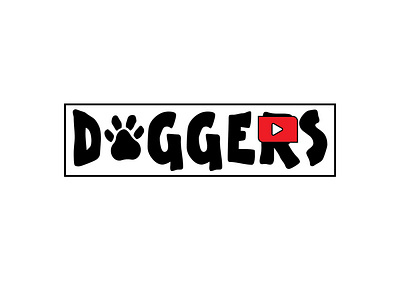 DOGGERS design illustration logo typography vector