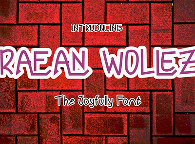 RAFAN WOLLEZ monoline handwritten font