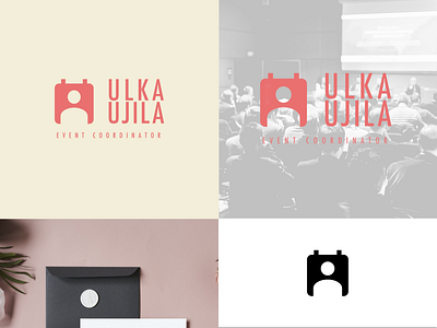 Ulka Ujila - Event Coordinator Logo branding combination logo design event coordiator illustration logo logo brand logomark logotype minimal wordmark