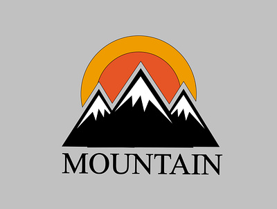 mountain logo logo design minimalist logo