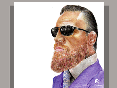 CONOR MCGREGOR- COLORED DRAWINGS