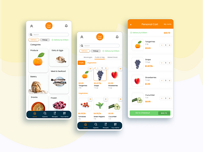 Grocery Shopping App app app design case study delivery design ecommerce app figma grocery grocery app grocery delivery grocery shopping app mobile app design online shopping shopping app ui ux