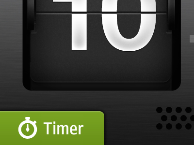 Flip Clock Details / Bada OS app bada black flip flip clock mobile timer
