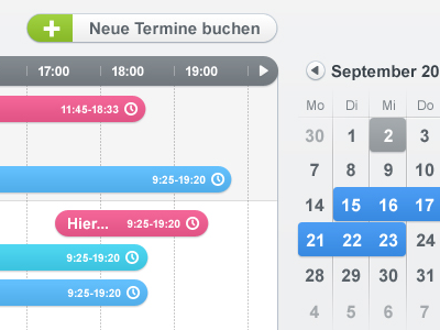 Calendar details app application calendar gray management tasks ui web
