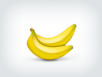 Vector Bananas bananas bunch fruit fruits icon vector yellow