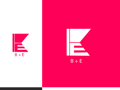 B + E Letter Logo a b c d e f g h i j k l m n w x abstract branding design letter logo lettering lettermark logo logo design logo designer mark