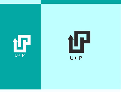 U + P Logo abstract brandmark custom logo design design identity designer illustration lettering logo logo designer mark monogram texture typography vector