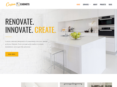 CUSTOM CABINETS copy designing full website landing page landing pages migration modern website on page seo redesign responsive website web lander website business website wordpress wordpress landing page wordpress onpage seo wordpress seo wordpress website yoast seo