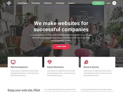 THE PLUS ADDON copy designing full website landing page landing pages migration modern website on page seo redesign responsive website web lander website business website wordpress wordpress landing page wordpress onpage seo wordpress seo wordpress website yoast seo