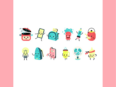 Series of small characters (home life)