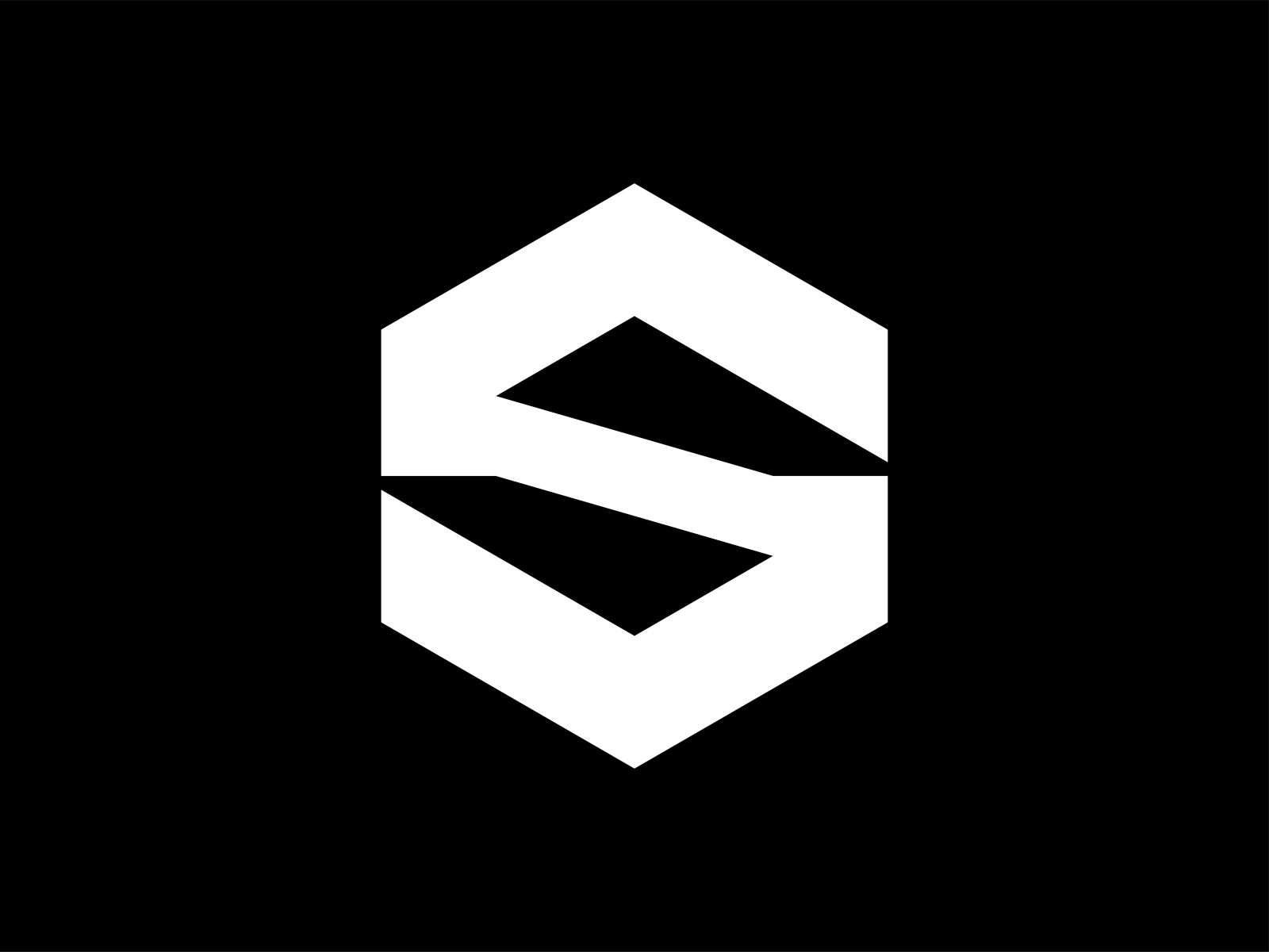 Modern abstract hexagonal S logo by recta on Dribbble