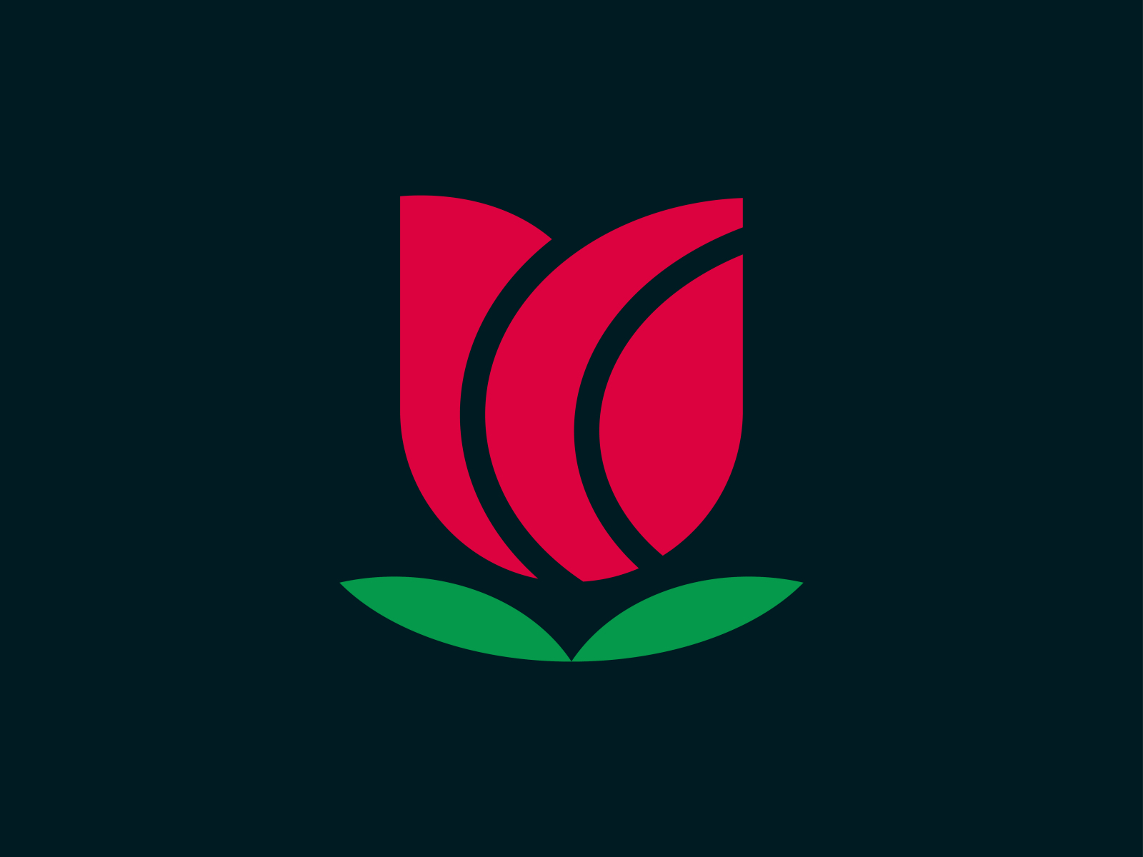 Abstract flower logo mark rose by recta on Dribbble