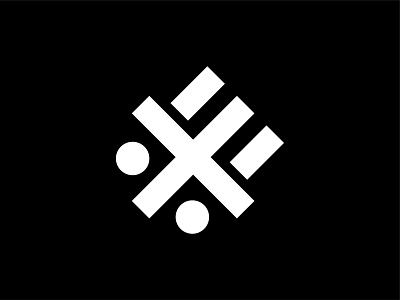 Modern abstract financial logo mark