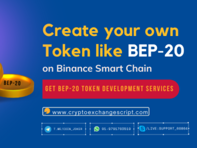 Create Own BEP20 Token Development on Binance Smart Chain (BSC) bep20 token creation bep20 token development bep20 token development company create bep20 token on bsc