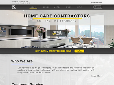 Contractors Company Web Design