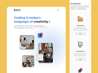 Softel -Landing page