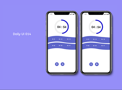 Daily UI 014 dailyui dailyui014 design mobileapp timer