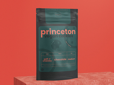 Healthy Home's Princeton Cookies Packaging Design