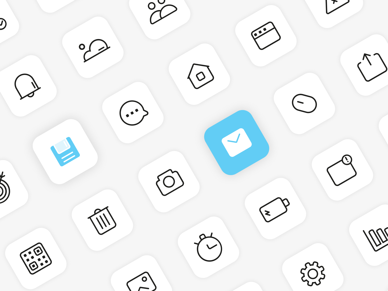 Interface Basic Icon Set by Natasha Kukhalskaya for Softvoya on Dribbble