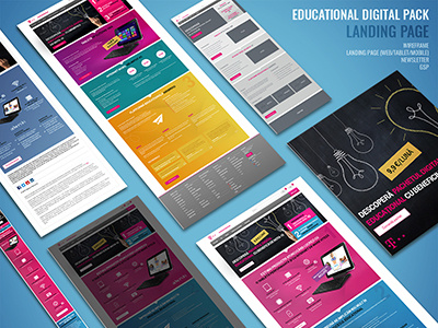 Telekom - Educational Digital Pack Landing Page educational landing page