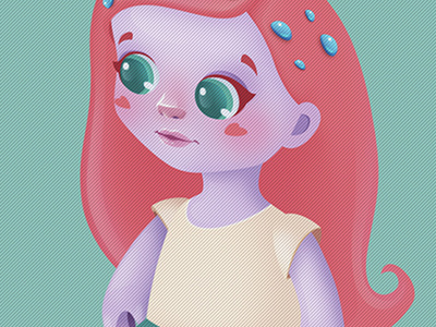 Tiny illustration 1 candy character design game girl illustration porcelain