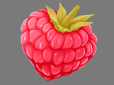 Loveberry Steps animation berry illustration raspberry steps summer
