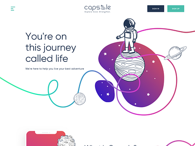 Create Capsule Homepage