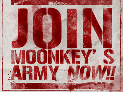Join Moonkey's Army Now !! digital gorilla illustration monkey traditionnal
