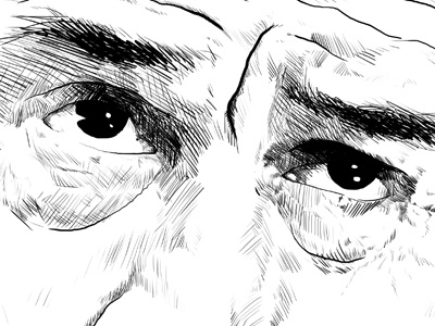 R. De Niro • WIP digital portrait