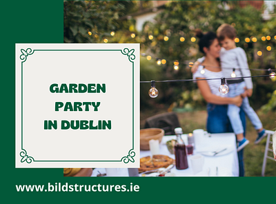 Best Garden Party Venue In Dublin - BILD Structures beer garden canopy bild structures courtyard canopy dublin event organizer company garden party dublin mezzanine dublin wedding canopy tent