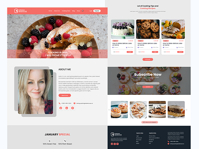 Uprising Bakehouse Landing Page