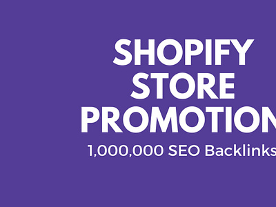 shopify store promotion