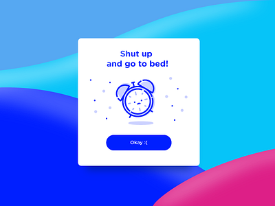 #11 Flash Message alarm daily ui gradients nice colors push