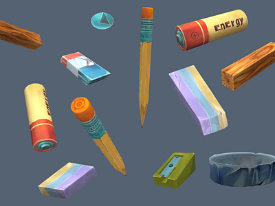 Hand-drawn textures android battery cartoony eraser game hand drawn ios mobile pencil pin sharpener texture wood
