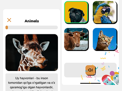 Mobile game for preschool kids (Concept) design game mobile app mobile app design mobile design ui ui design