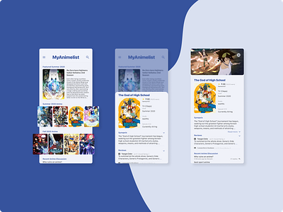 MYANIMELIST - app concept