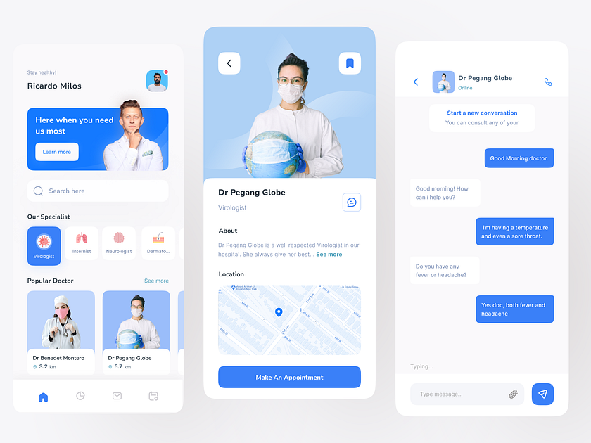 UHealth - Health Mobile App by Dhimas Rasyad for Pickolab Studio on ...