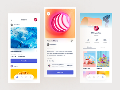 Bidding designs, templates and downloadable graphic elements on Dribbble