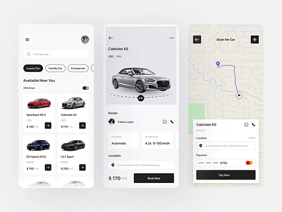 Carent - Car Rental Mobile App booking car car car app car rent car rental car shop dealer detail car home luxury car luxury car rent luxury rent maps mobile app rent rent app rental rental app renting renting app