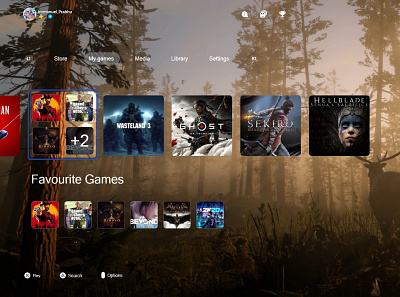 PlayStation Concept design web