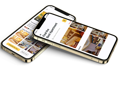 Apartment Rent App apartment app daily ui design figma hotel mobile rent ui ux