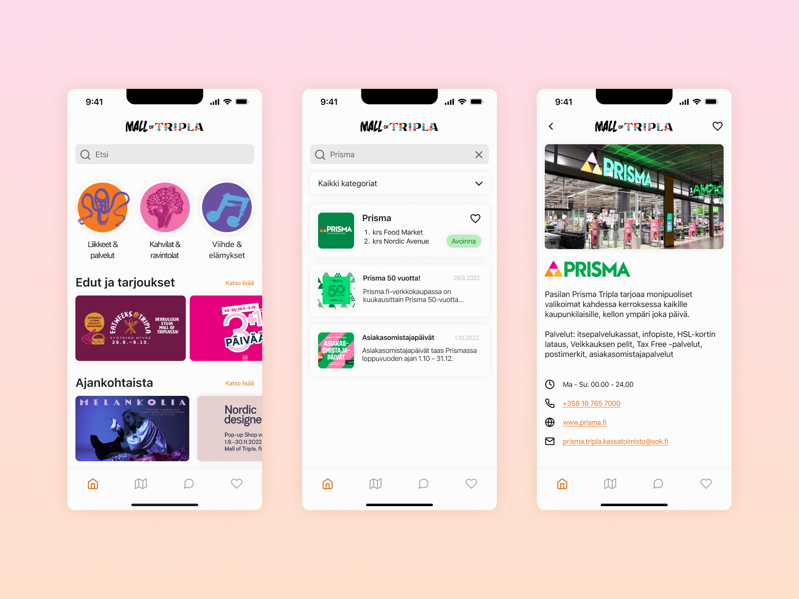 Mall of Tripla Redesign by Panu Niemi on Dribbble