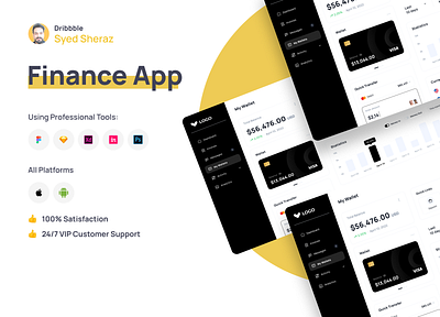 Finance App clean design dashboard dashboard design finance app graphic design modern design product design ui ui ux wallet app web design