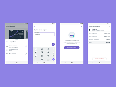 Konfio Android Mockups android app fintech