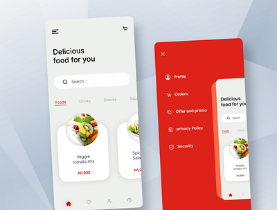Side Bar Menu design figma hamburger menu navbar navigation ui uidesign uiux ux