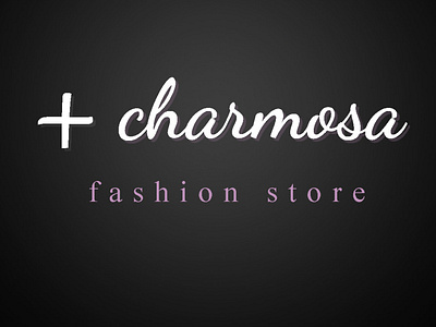 charmosa design art fashion store logotype